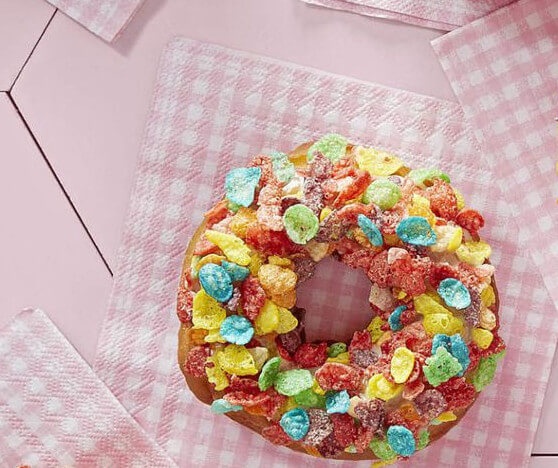 Fruity Pebbles Doughnuts