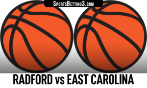 Radford vs East Carolina Betting Odds