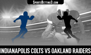 Indianapolis Colts vs Oakland Raiders Betting Odds