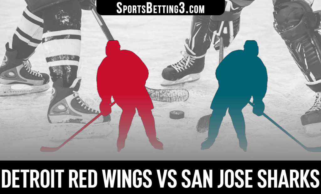 Detroit Red Wings vs San Jose Sharks Betting Odds