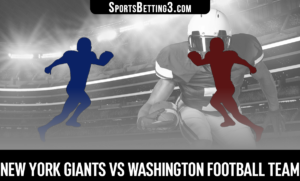 New York Giants vs Washington Football Team Betting Odds