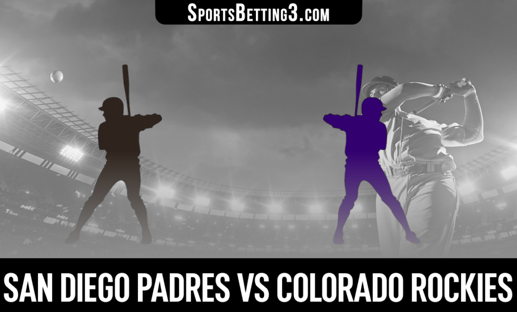 San Diego Padres vs Colorado Rockies Betting Odds
