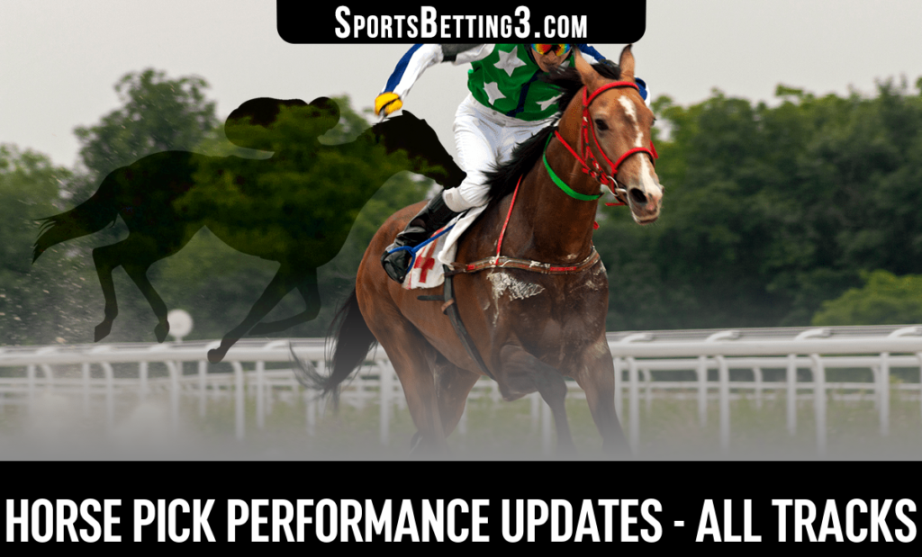 Horse Pick Performance Updates - All Tracks